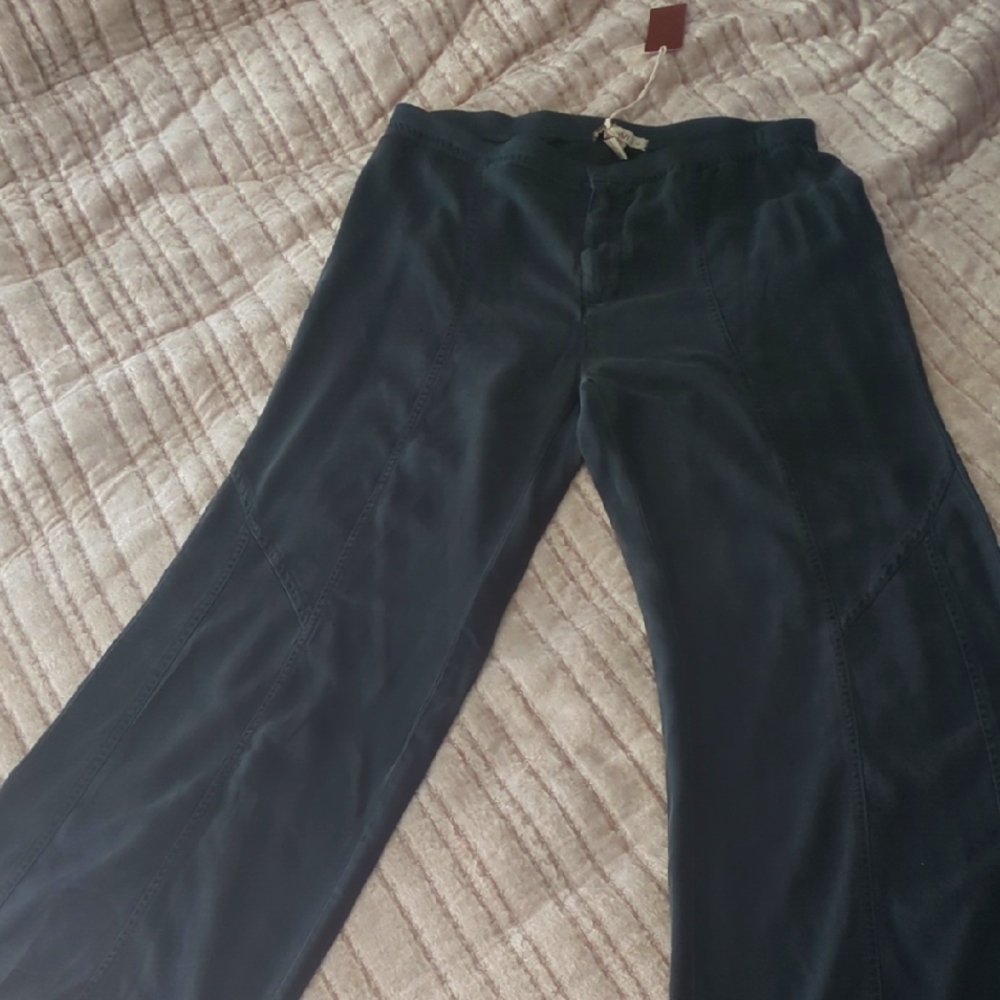 XCVI Tencel Pant L Forest Green